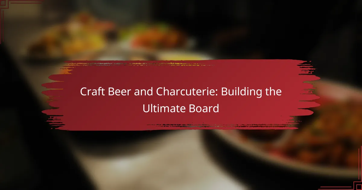 Craft Beer and Charcuterie: Building the Ultimate Board