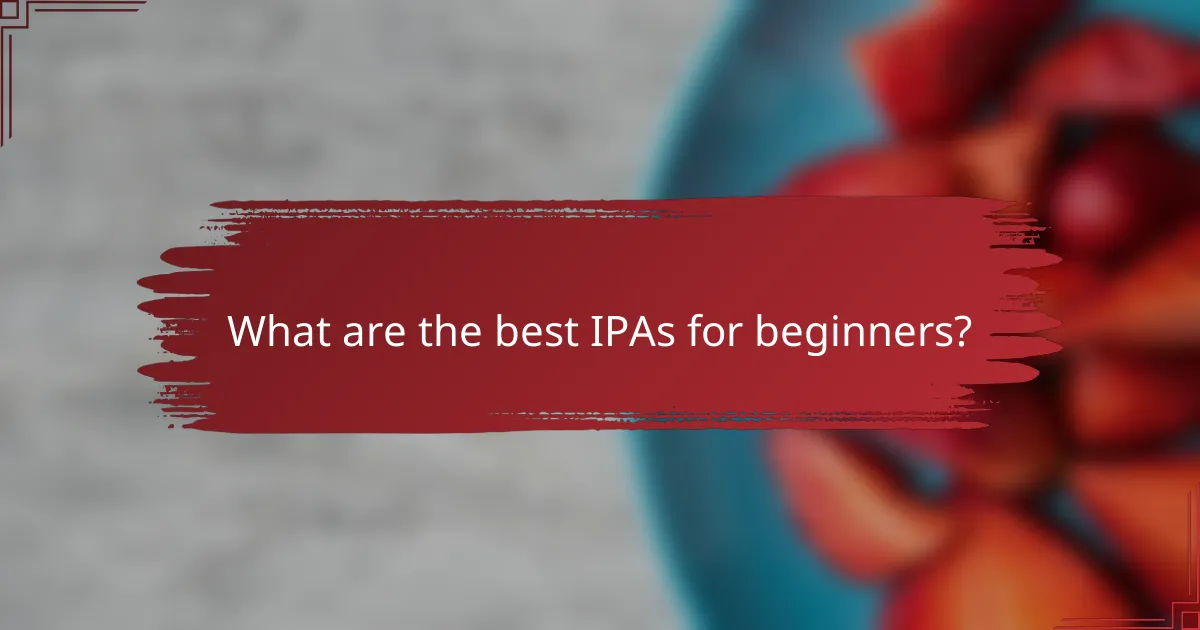 What are the best IPAs for beginners?